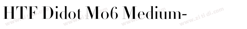 HTF Didot M06 Medium字体转换